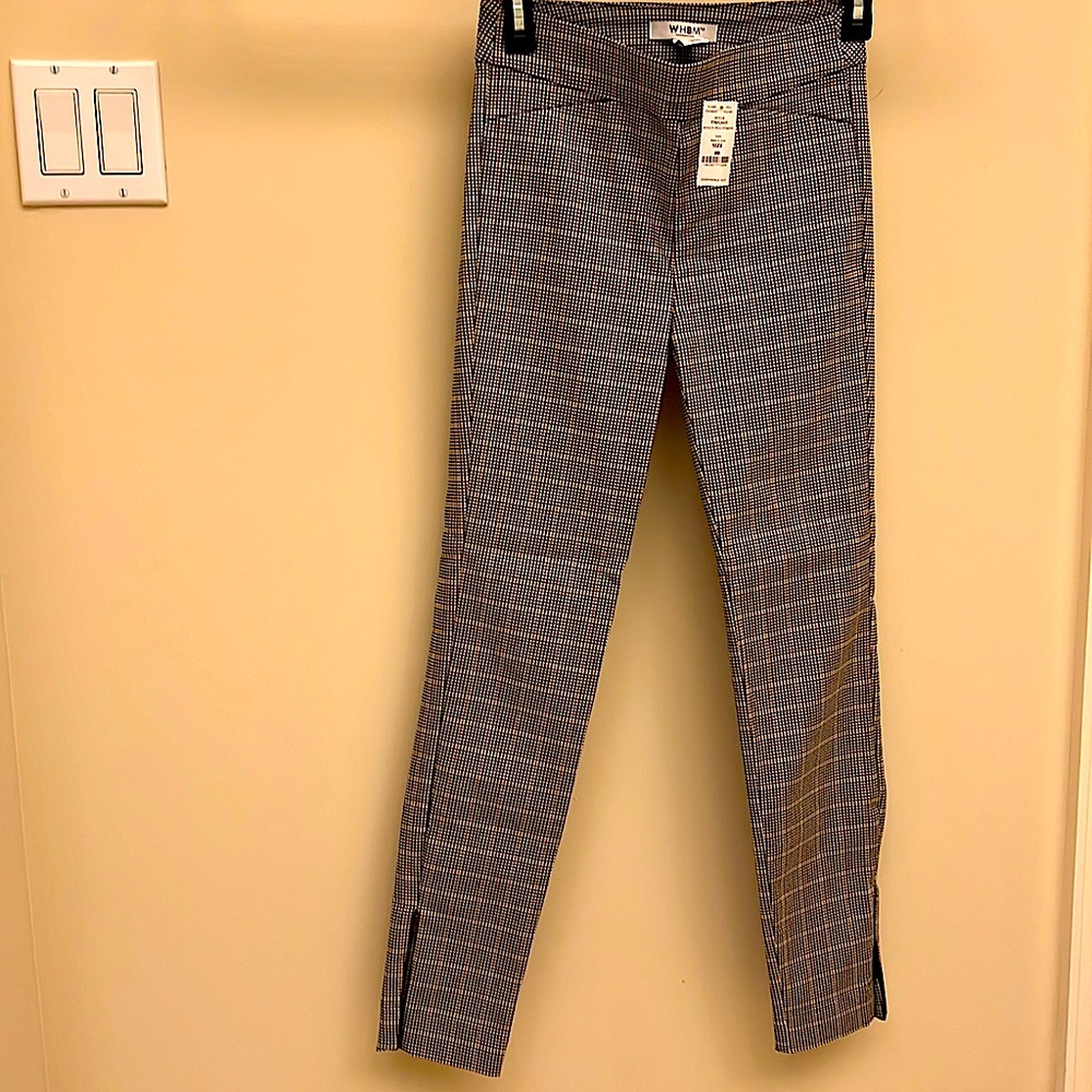 NWT WHBM skinny Ankle pull up pants size 00